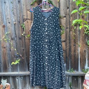Two matching vintage dresses